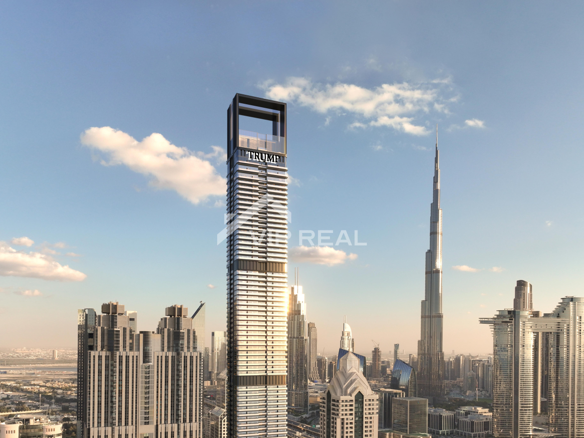 1 guļamistabas dzīvoklis Trump Tower Dubai — prestižs un panorāmas greznība pilsētas centrā