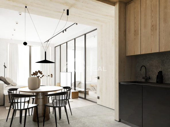 Apartamenti 250 m attālumā no jūras.